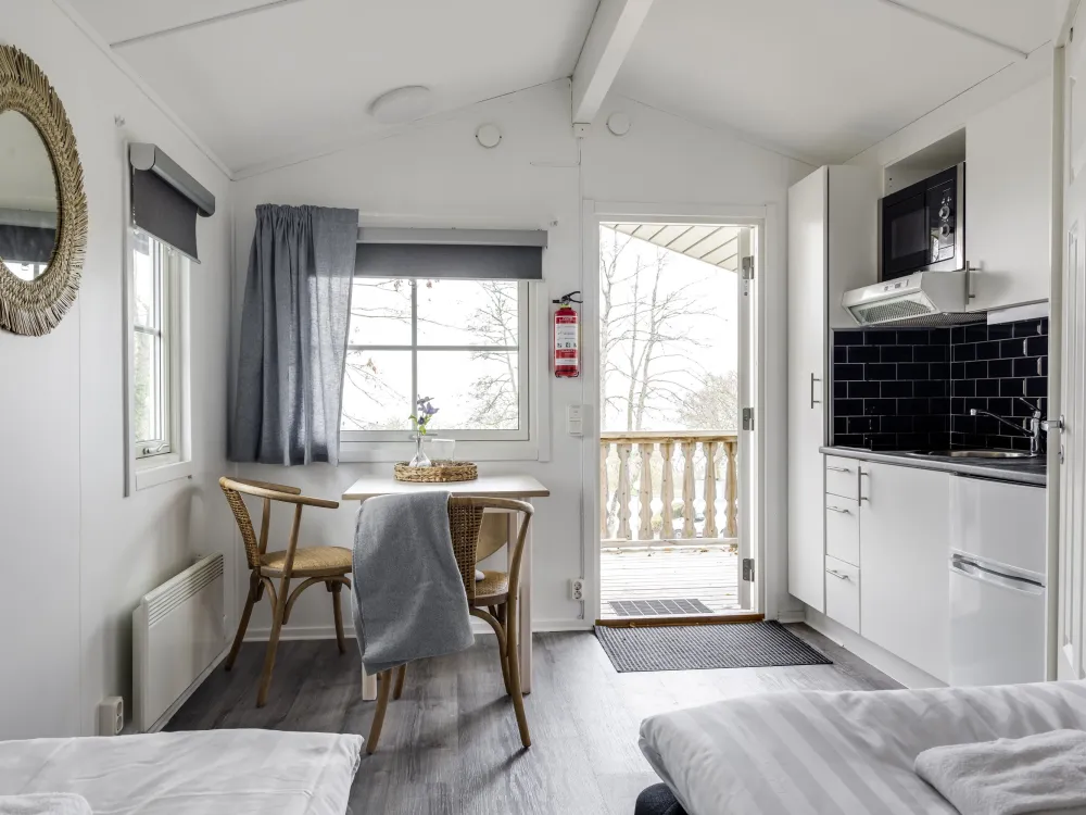 Strandstugan, 2 bäddar med toalett och dusch
